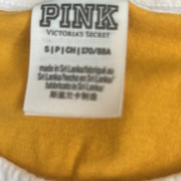 PINK SHIRT , mustard color , s - Picture 2 of 3